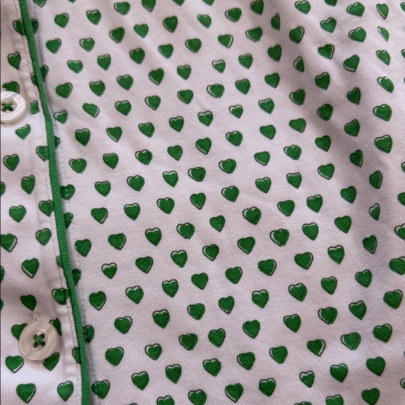 Roller Rabbit Green Heart Pajama Set - Picture 3 of 3